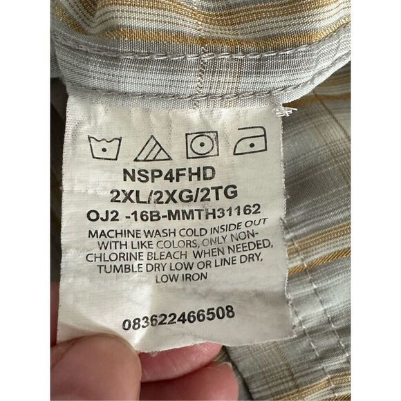 VTG Wrangler Premium Quality Shirt Mens XL Short Sleeves Plaid Button Down - Picture 11 of 11